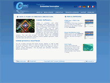 Tablet Screenshot of cosmicsoftware.com